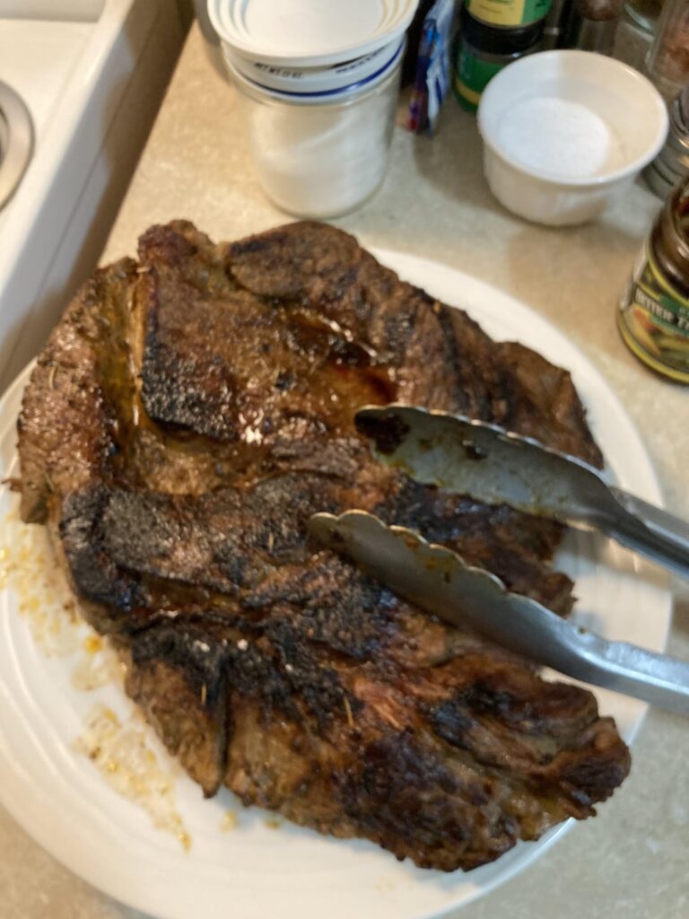 Mise en Place my Chuck roast(notes in body)