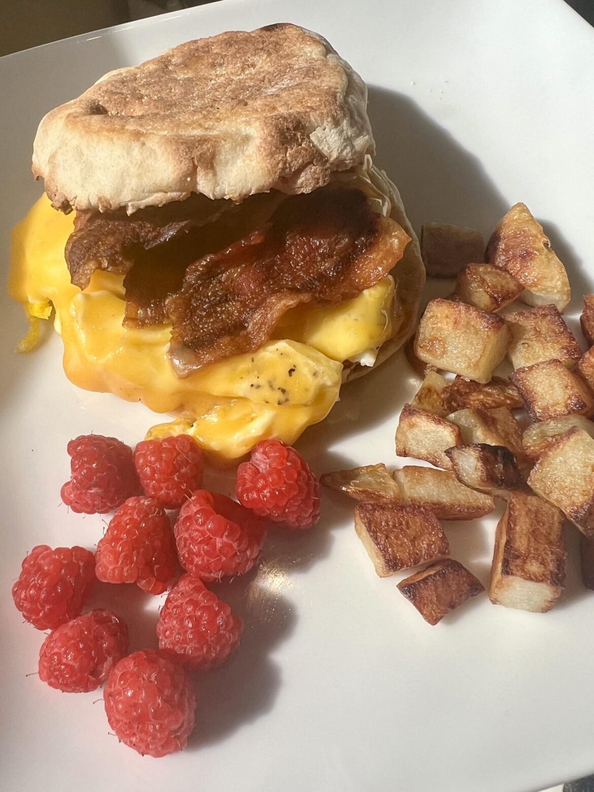 The classic bacon, egg and cheese...