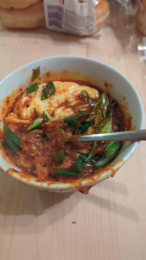 As promised. Tonight was cheesy buldak night here in Australia.