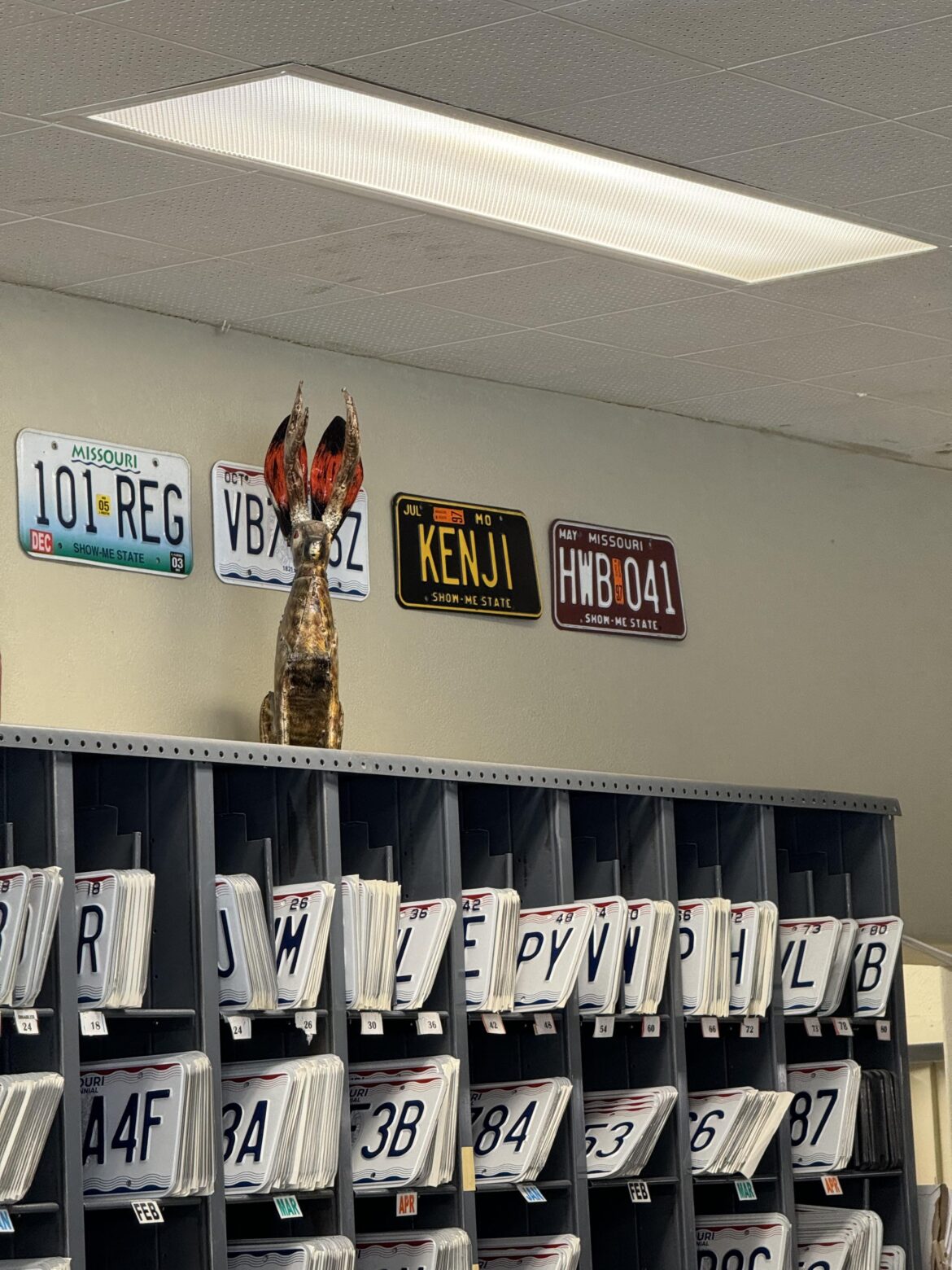 Saw Kenji at the Missouri DMV