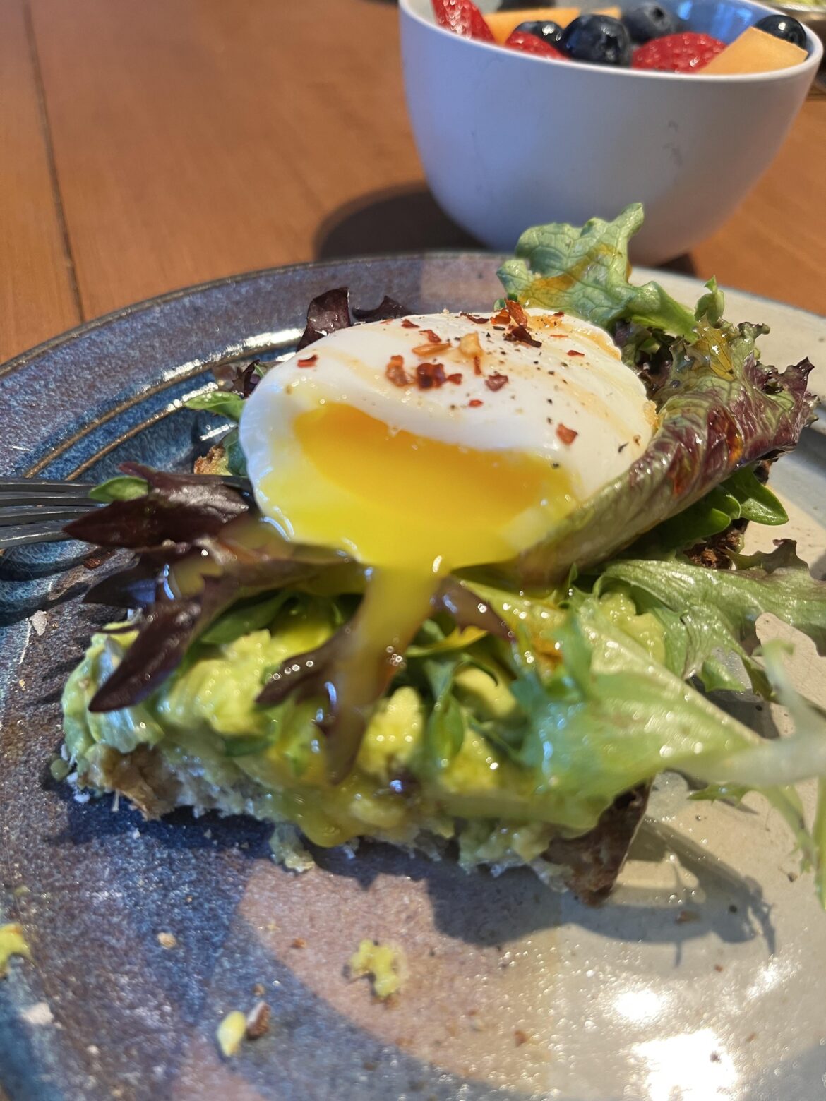 Does this egg/avocado toast count as an open faced sandwich?