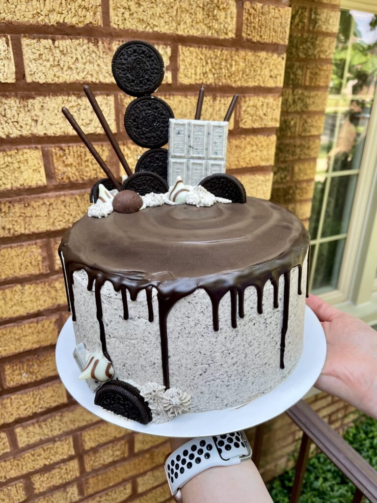 First drip cake for my moms birthday