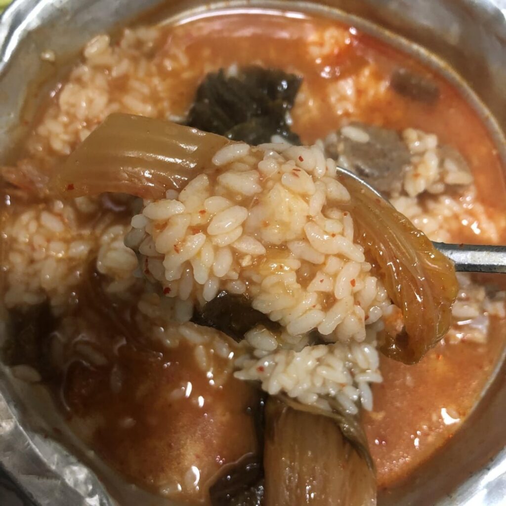 Babguk(Gaengsigi, Kimchi Gukbab), Gyeongsang Do, Korea