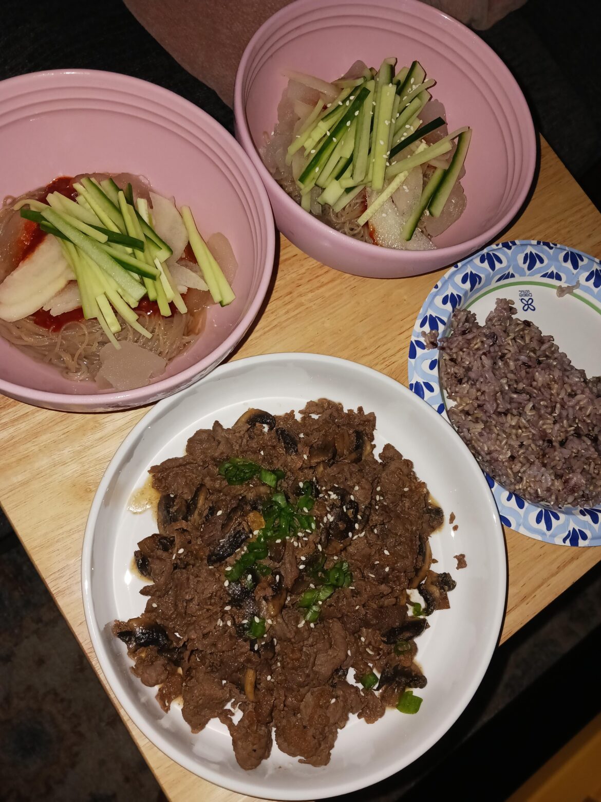 My girl made me dinner, she cooks me dinner once every 3 months.