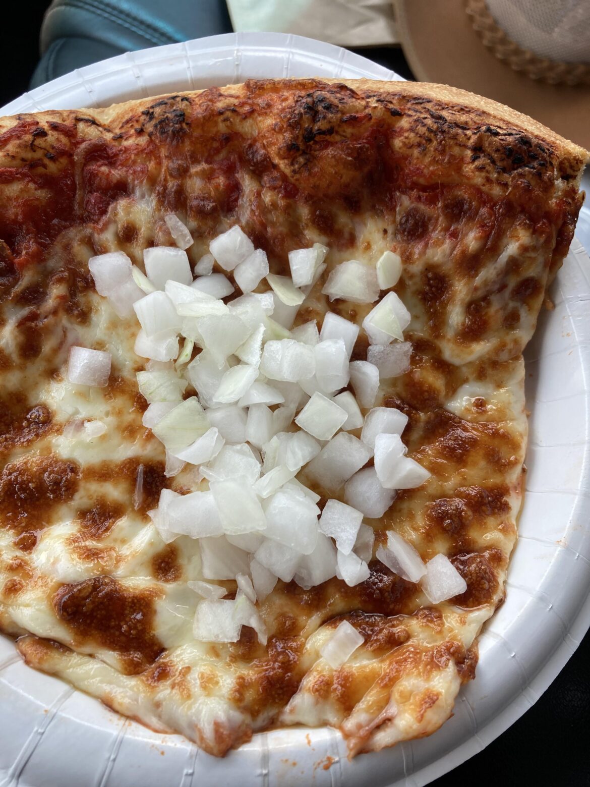 The proper way to have pizza at Costco.