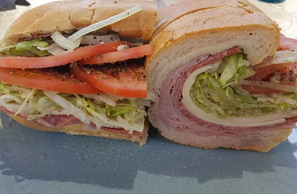 Salami, ham and provolone from the local new jersey deli