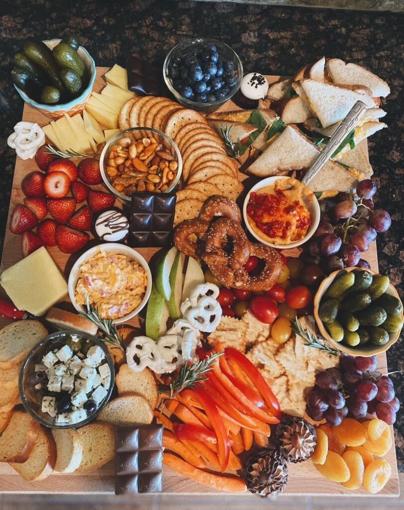 Vegetarian Board I made for a party