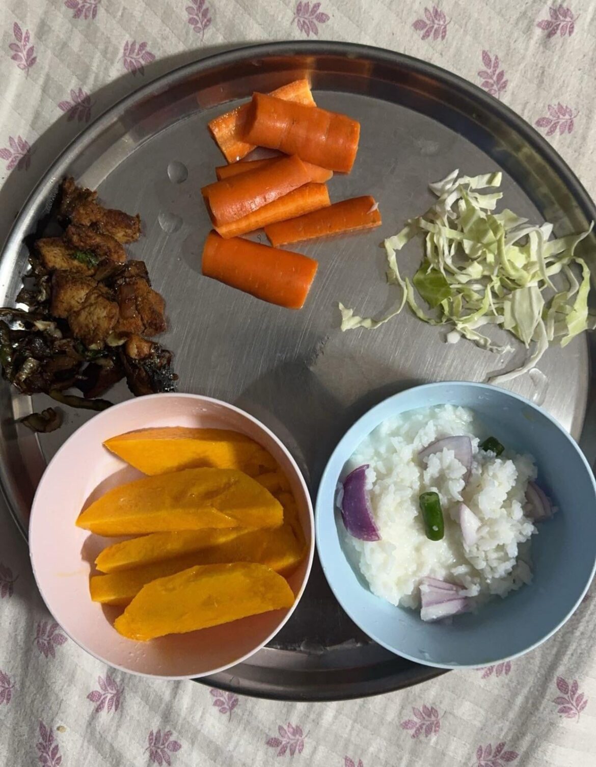 Last night’s dinner.