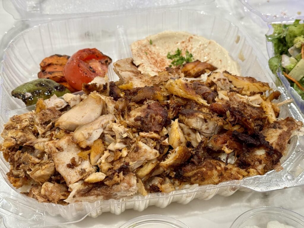 Chicken Shawarma from JoJo's Mediterranean Grill ($21)