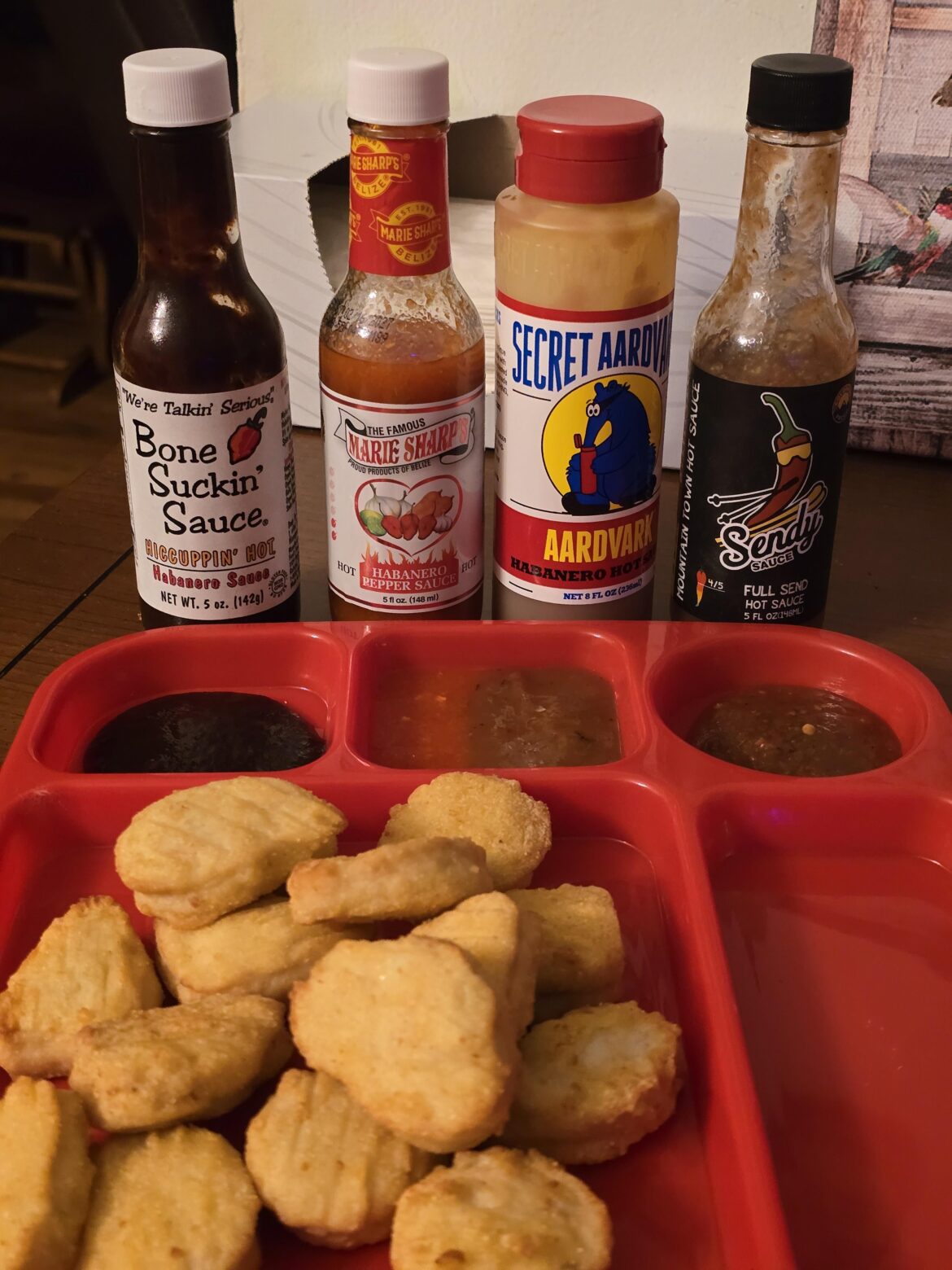 Trying bone suckin and sendy for the first time.