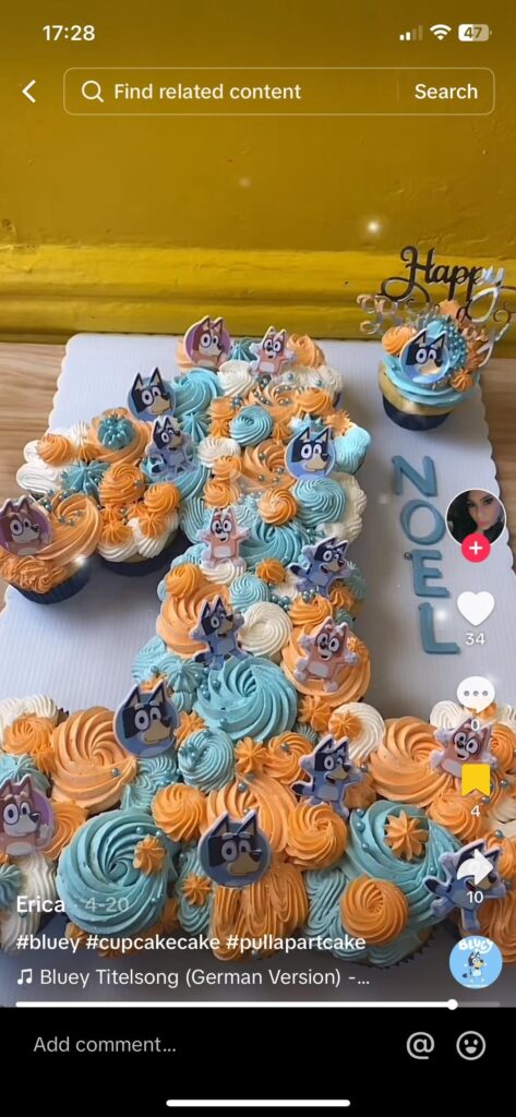 Bluey pull apart cakes and smash cake!