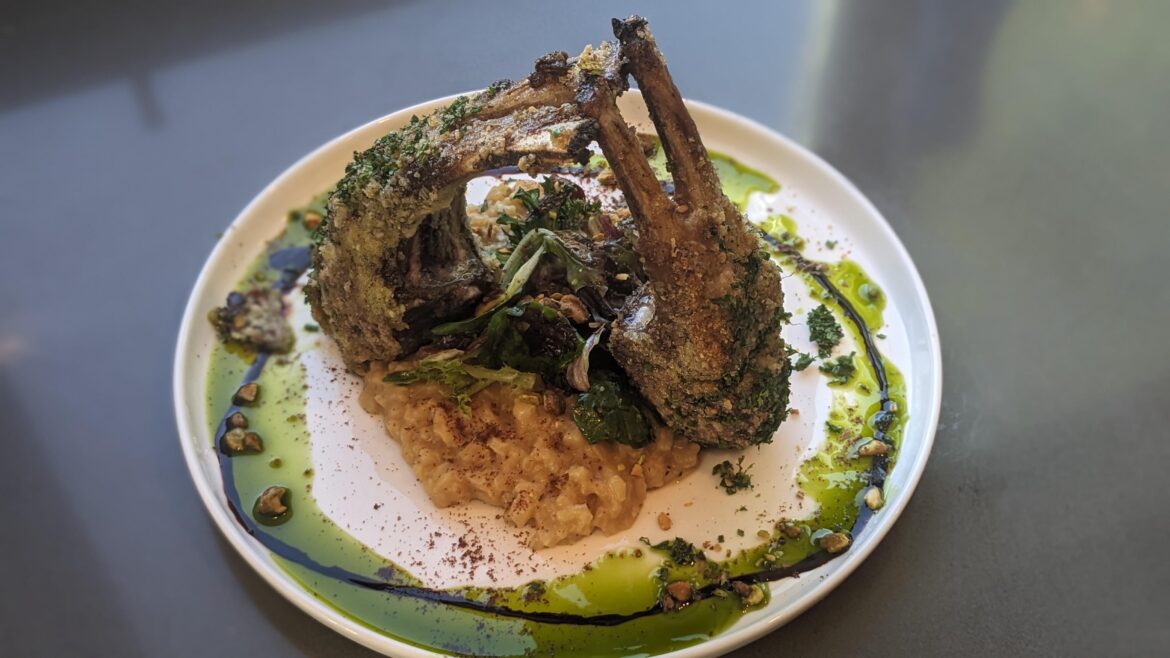 Herb Crusted Lamb Chops.