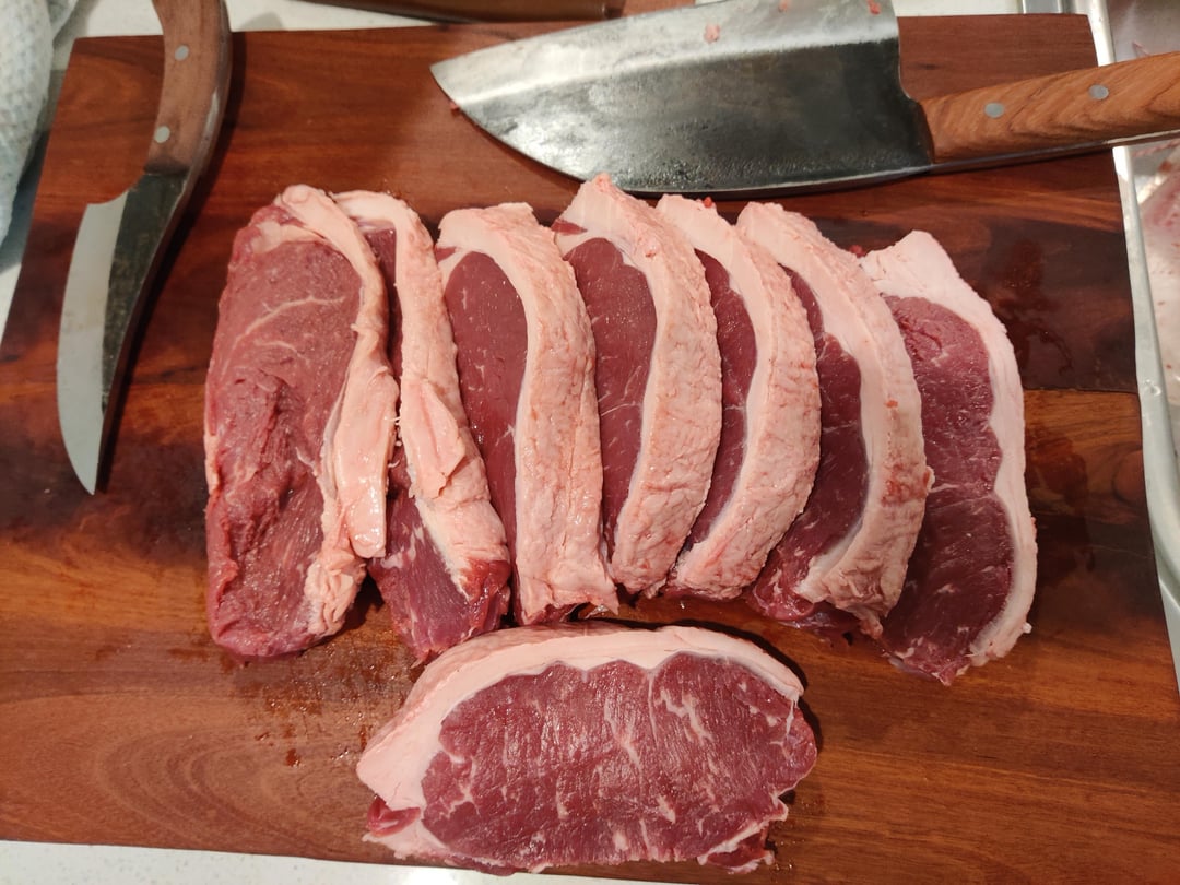 Cut my own steaks from a bulk porterhouse Dining and Cooking