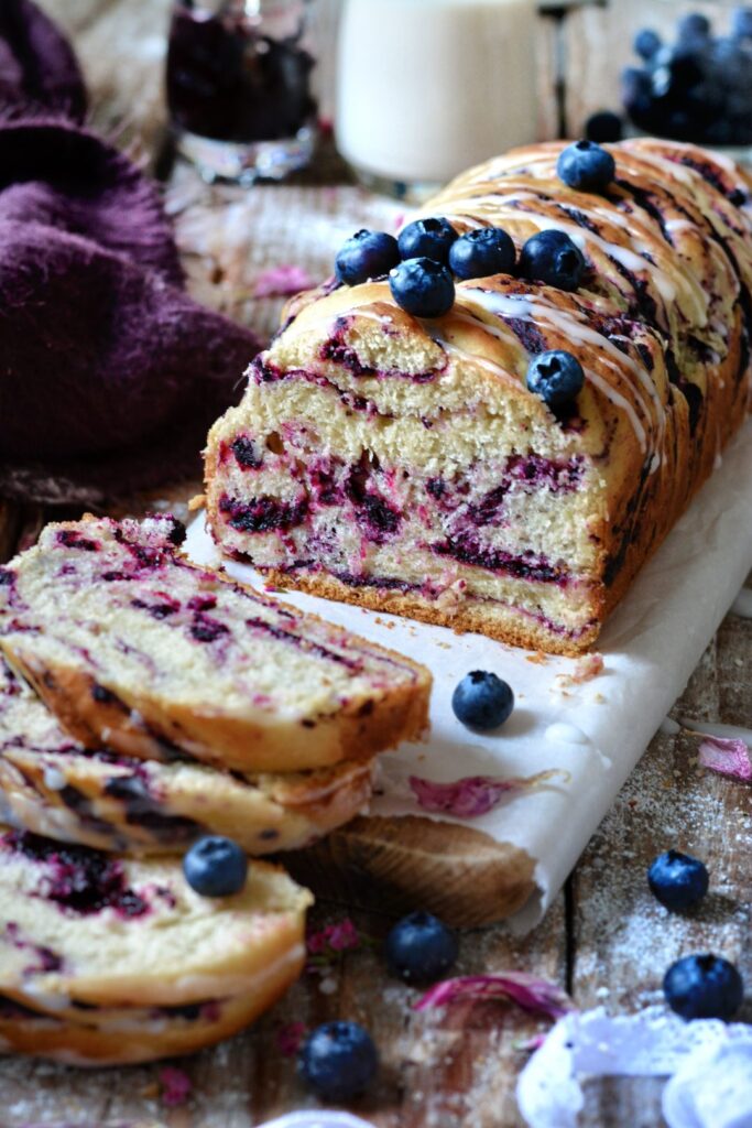 Vegan Blueberry Brioche