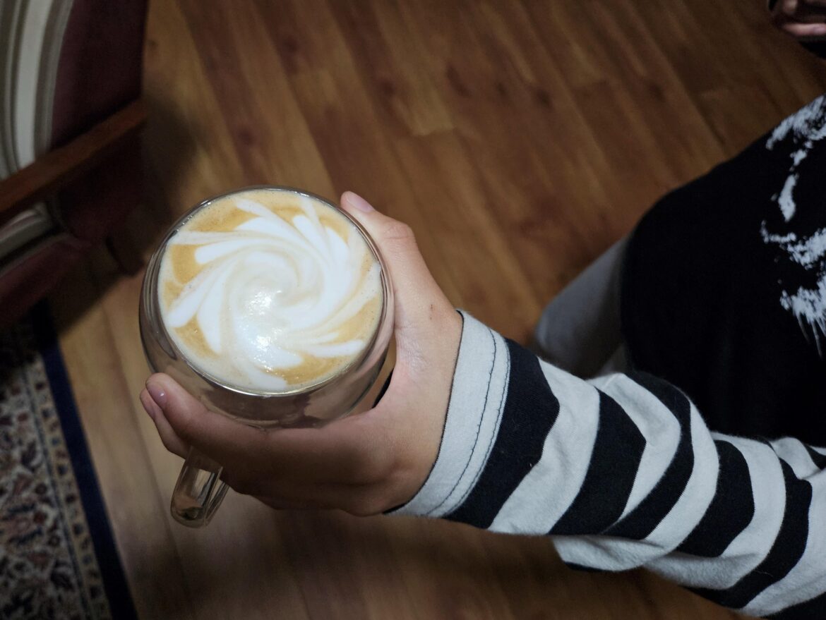 My 13y daughter make this latte today