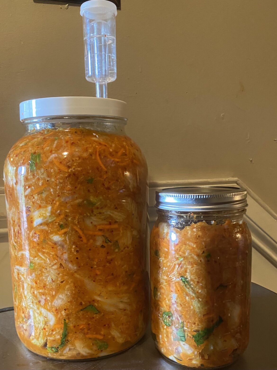 First batch of kimchi!