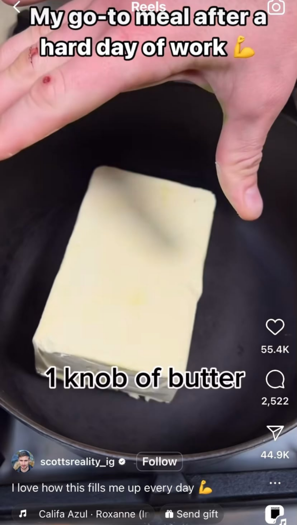 blended cheetos and butter dinner?