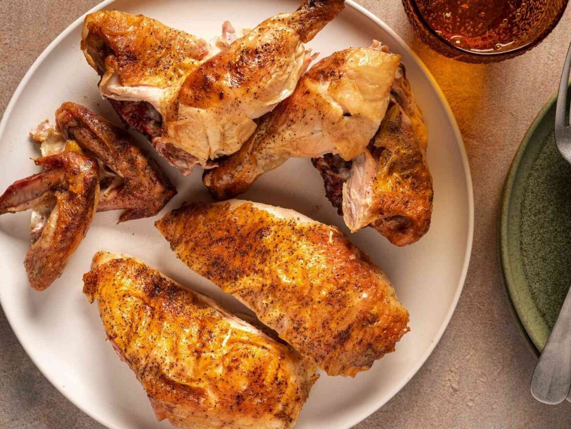 Grilled butterflied chicken. Overnight dry brine--yea or nay?