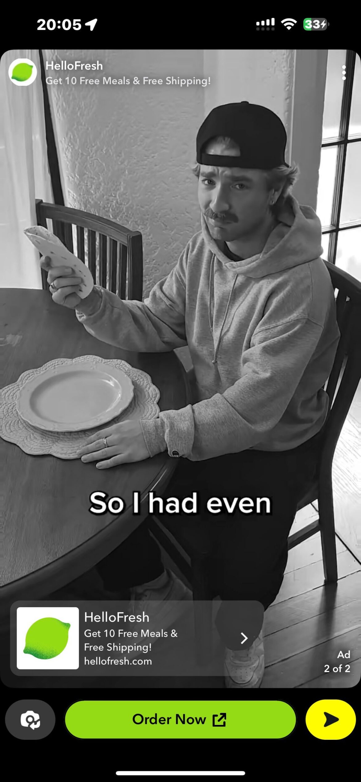 Annoying hello fresh guy