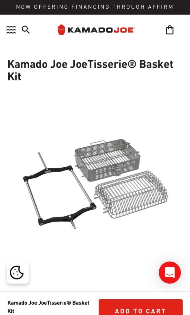 What are good recipes to cook using the Kamado Joe JoeTisserie Basket?