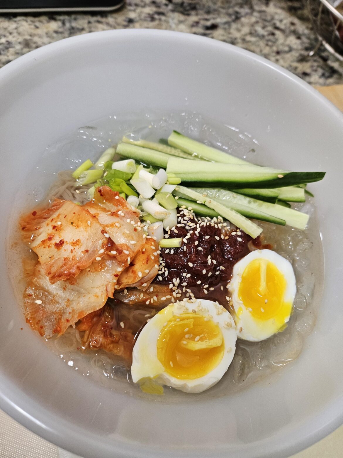 Naengmyeon I made today ✨️