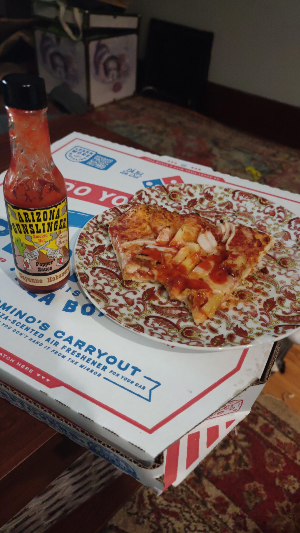 Decent Kick and delicious on (pineapple) pizza