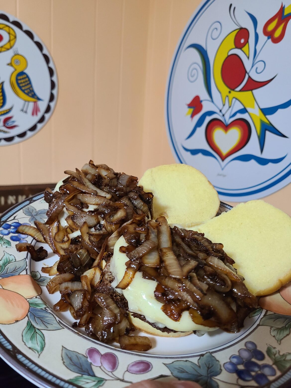 A little onion for my burgers tonight