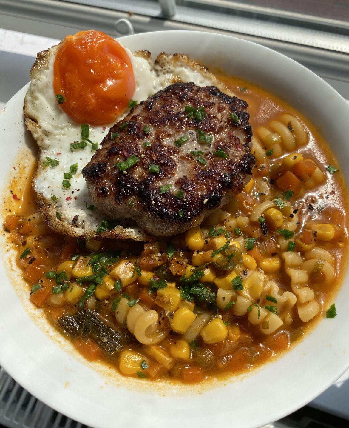 Felt nostalgic for the macaroni soup of my Hong Kong childhood