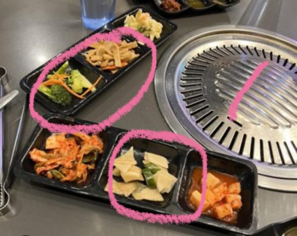 Need help identifying some dishes from a bbq place