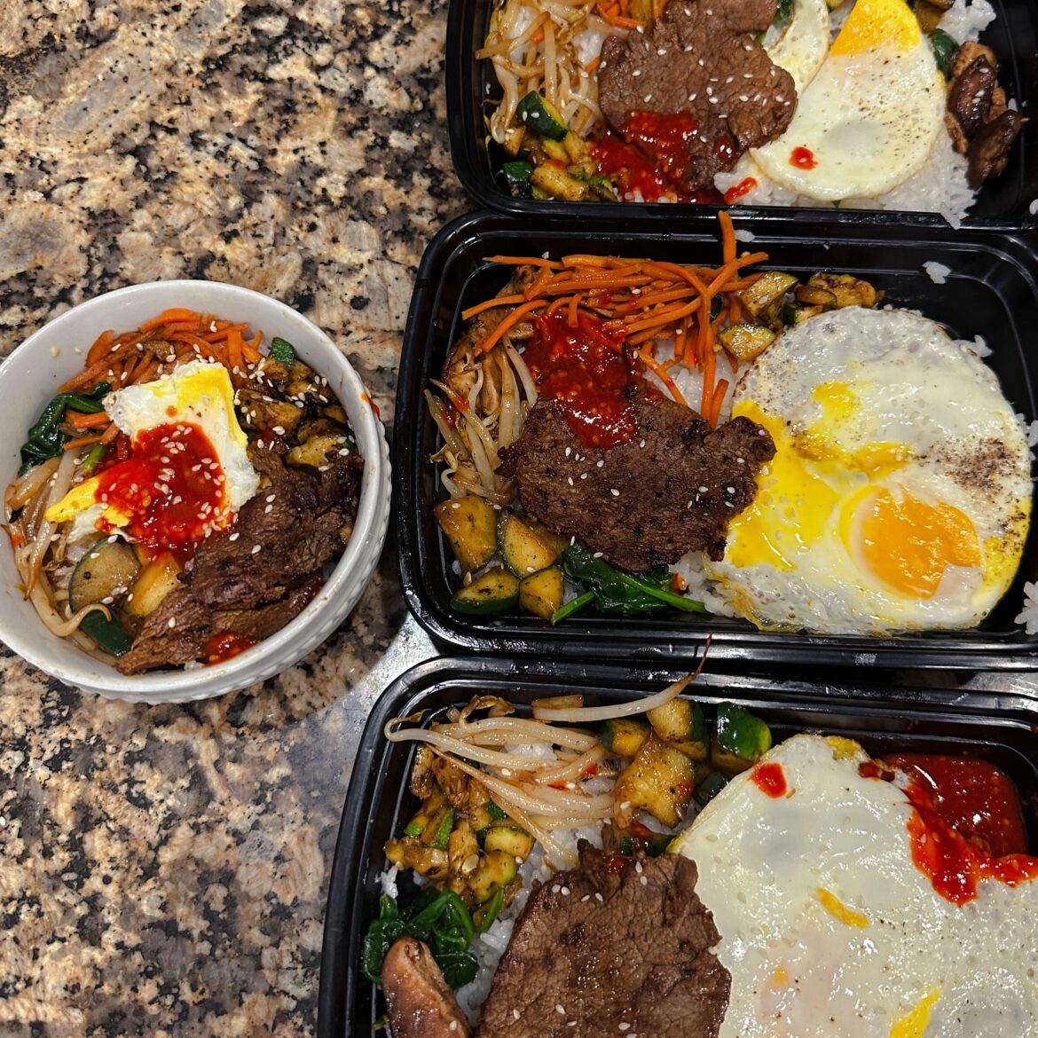First time ever making Korean food. I made bibimbap