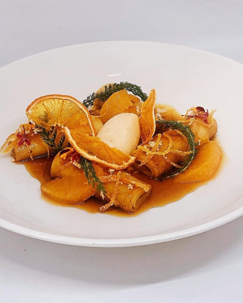 Crepe Suzette, grand marnier ice cream :)