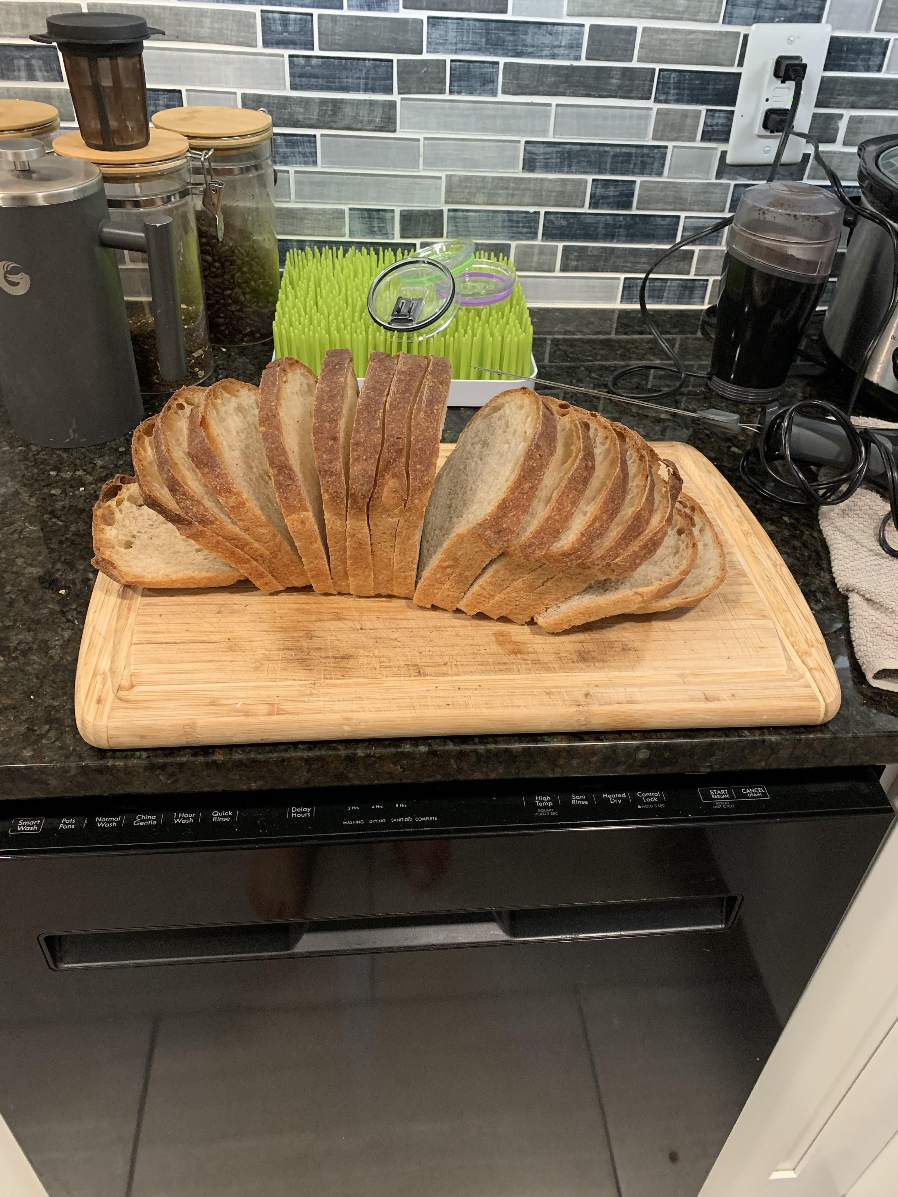 The best thing since sliced bread is an electric knife for slicing