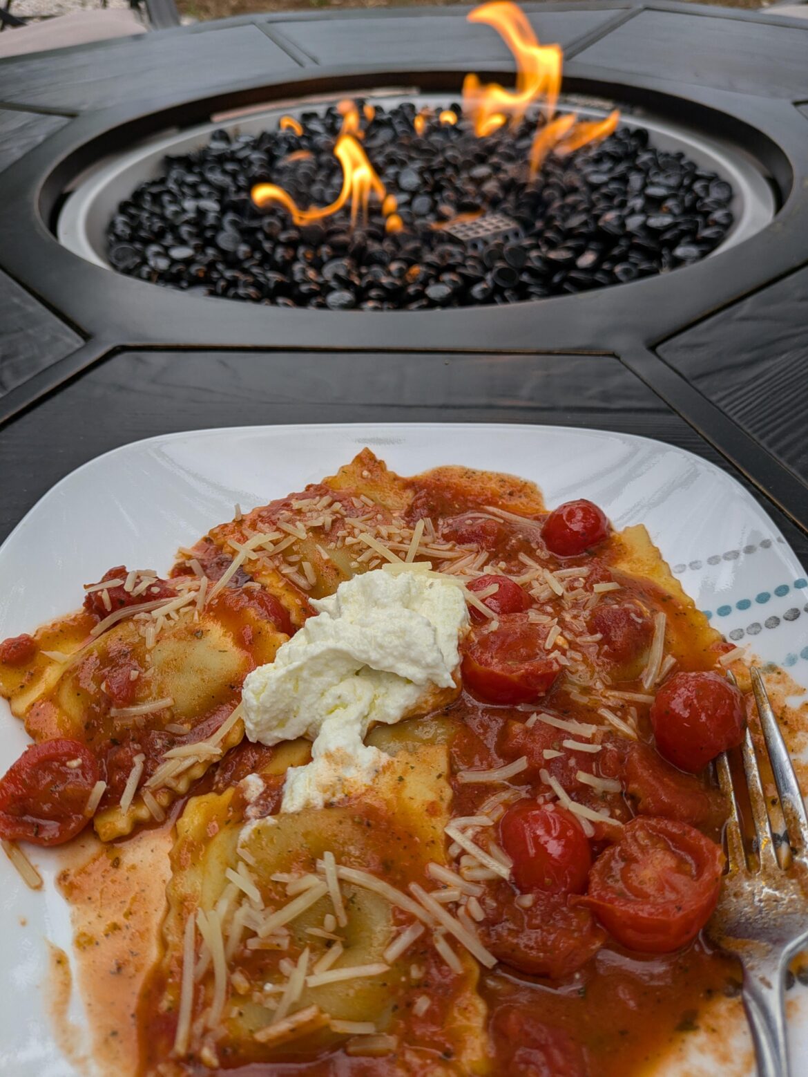 Mushroom ravioli 10/10