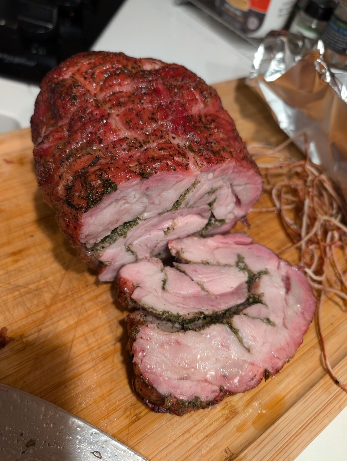 Smoked Porchetta from last night