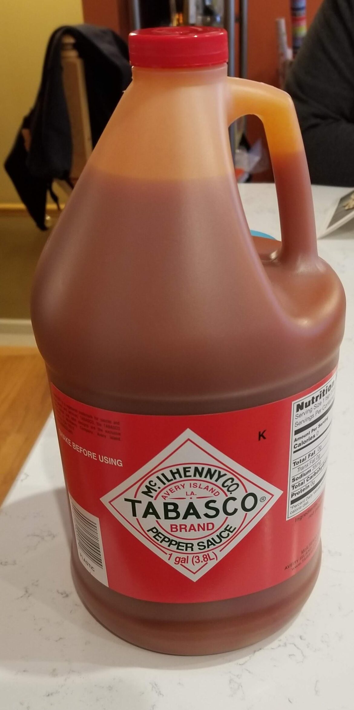 You know you got it bad when you buy by the gallon to save money.