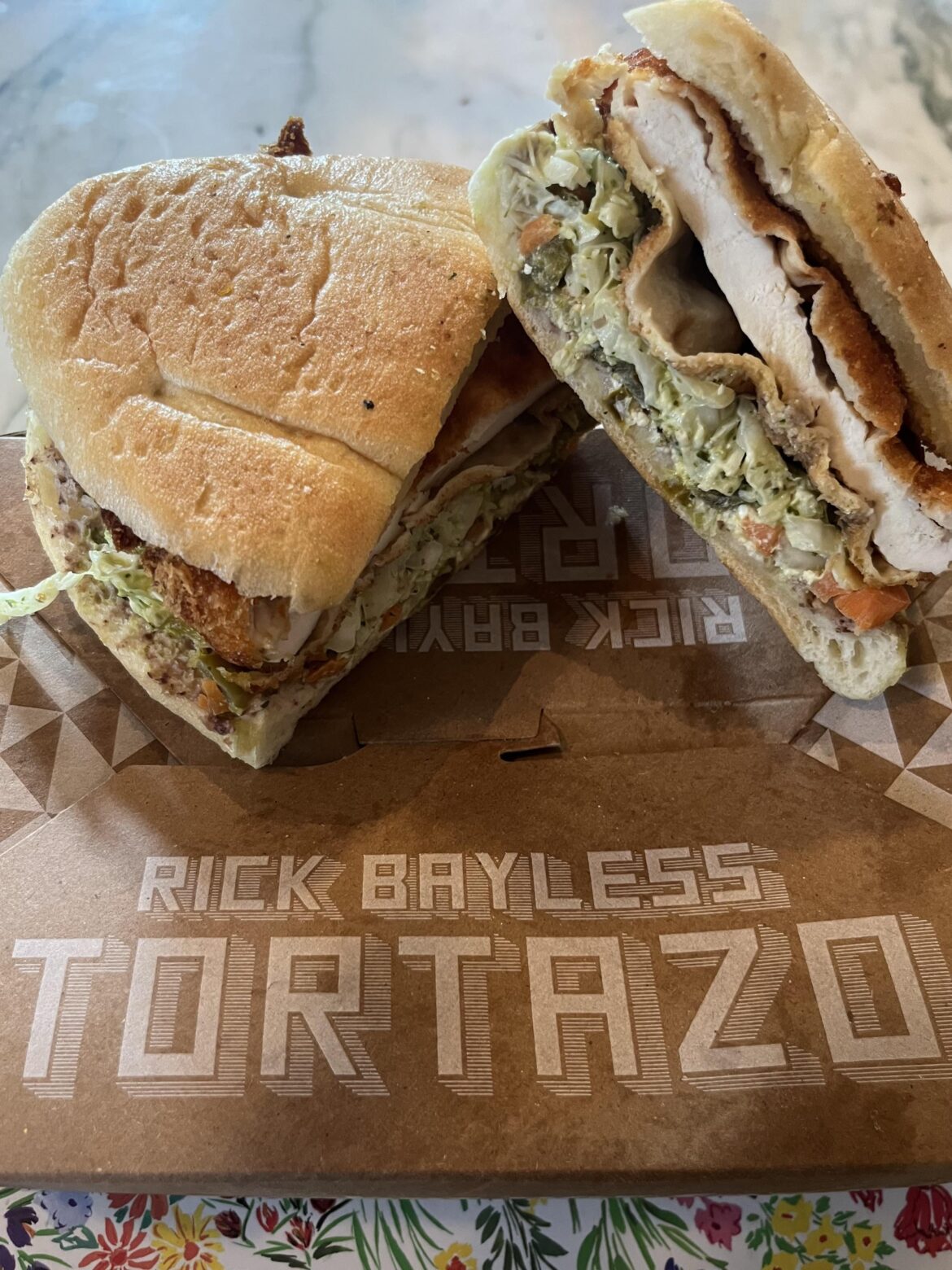 I rebooked to fly through ORD instead of MDW because I heard this was a good sandwich. It was good!