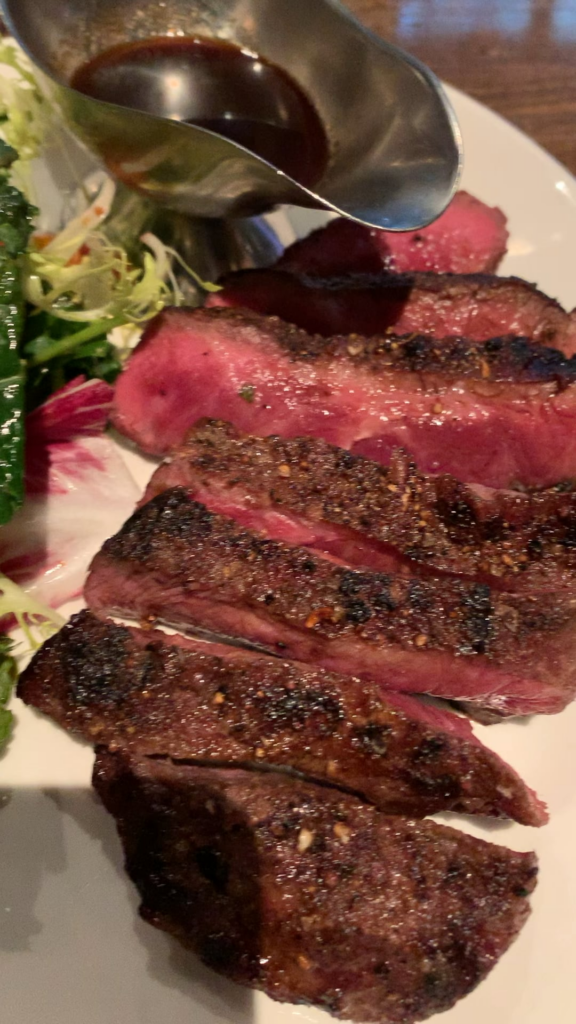 What would you consider this steak to be? blue/rare? Rare?  Medium/rare?