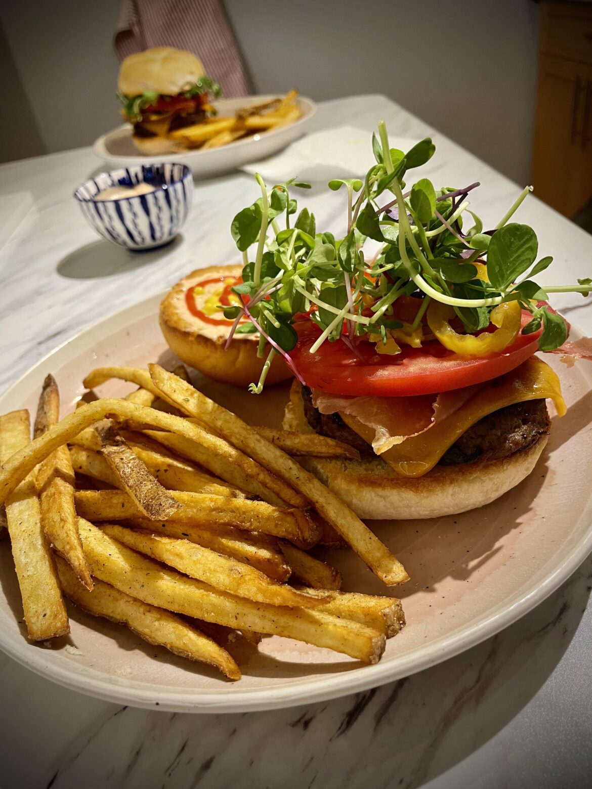 Homemade Burgers and Fries !