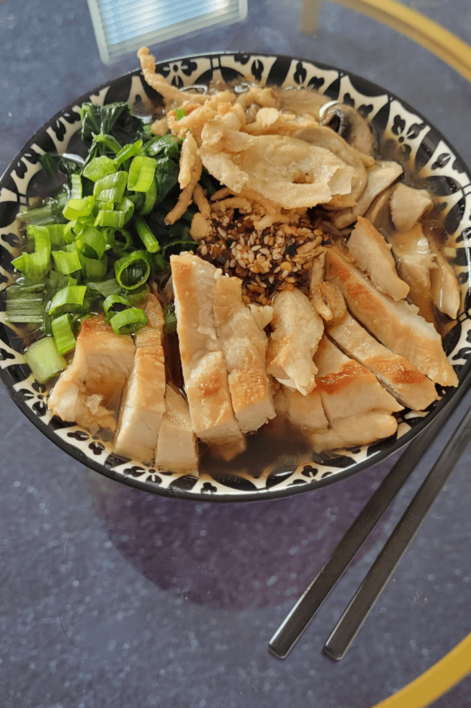 Chicken Ramen in a Shoyu-Style Broth - 7/10