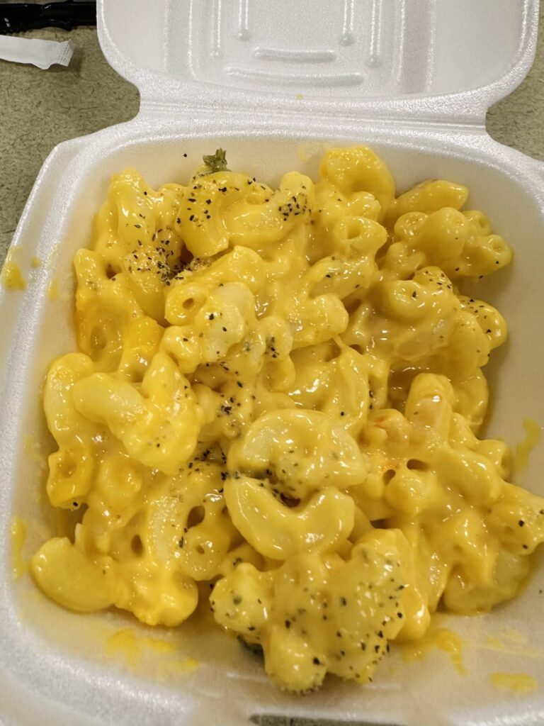 Mac and Cheese while visiting my brother in the hospital