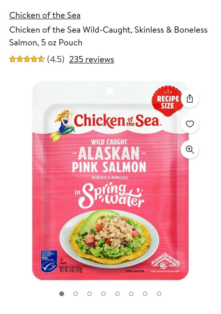 Could use a little help with salmon pouch recipes.