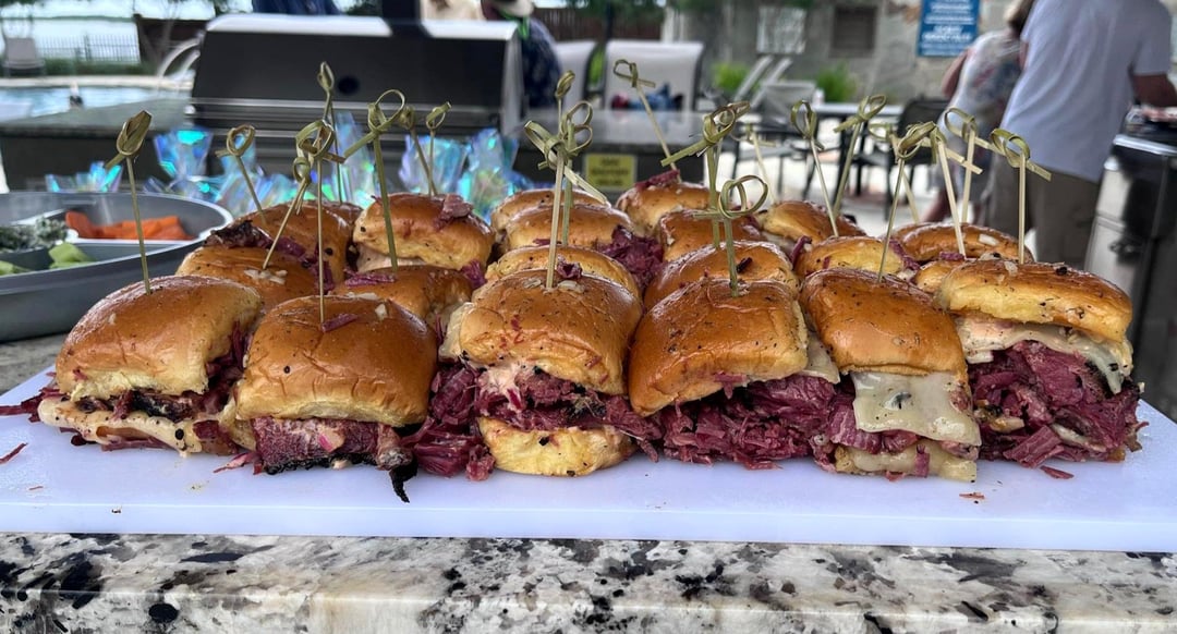 Pastrami Reuben Sliders Dining and Cooking