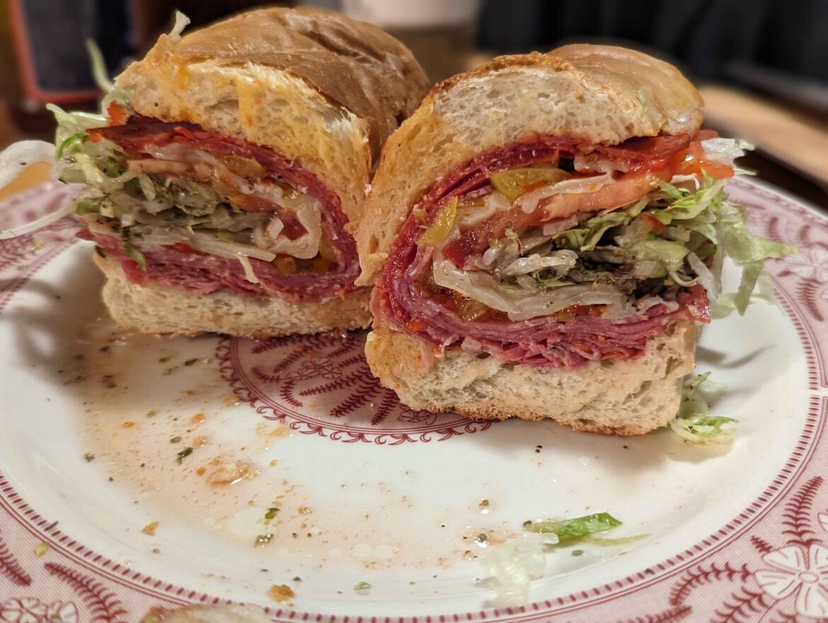 Toasted Italian Grinder i made