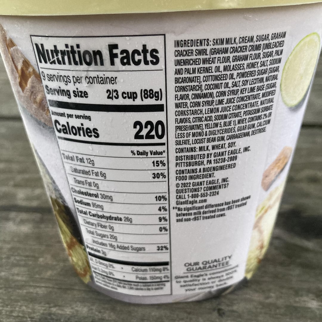 Giant Eagle store brand Key Lime Pie (Limited Edition) review great