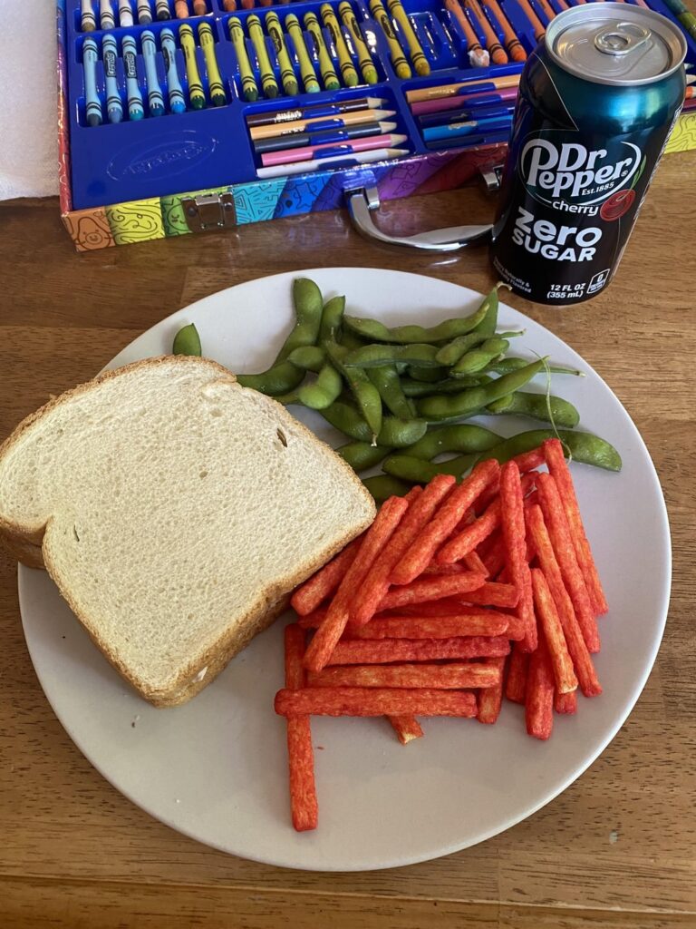 Weird food day - baller dinner at 574 calories