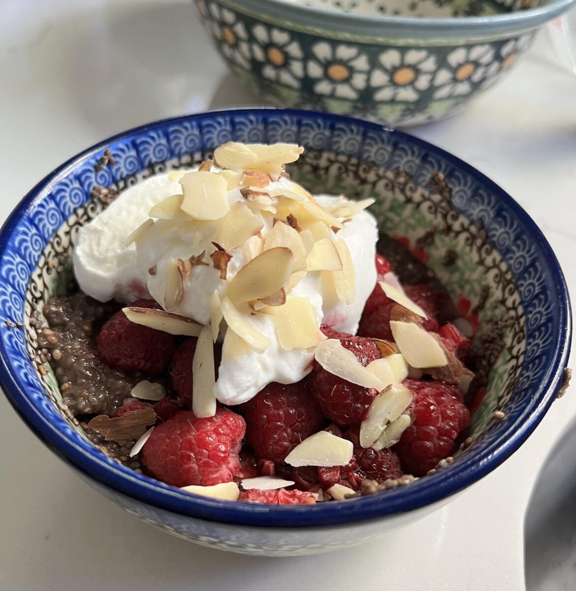 Chocolate chia seed pudding