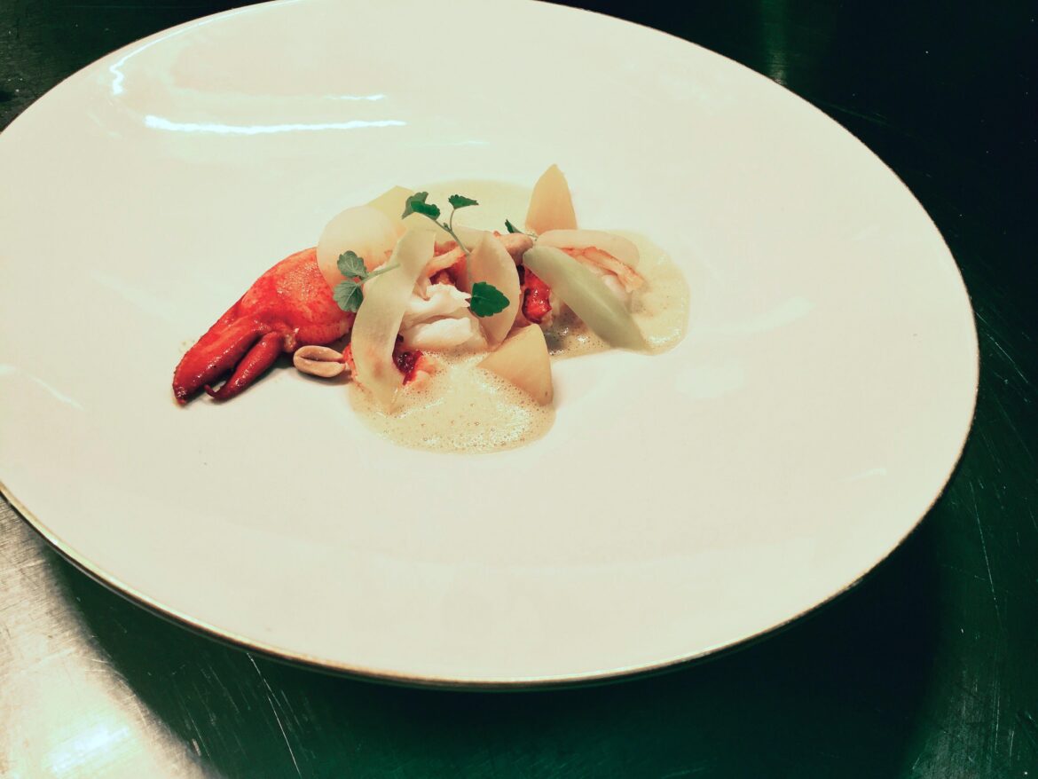 North Sea lobster salad