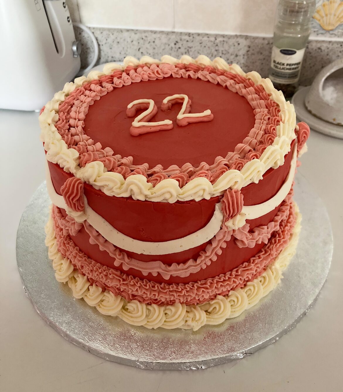 A birthday cake I made recently!