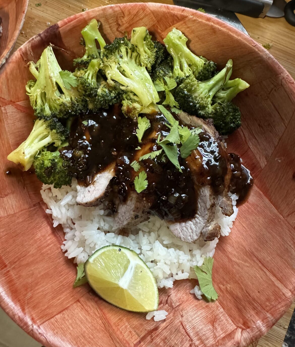 Sweet Thai chili pork fillet