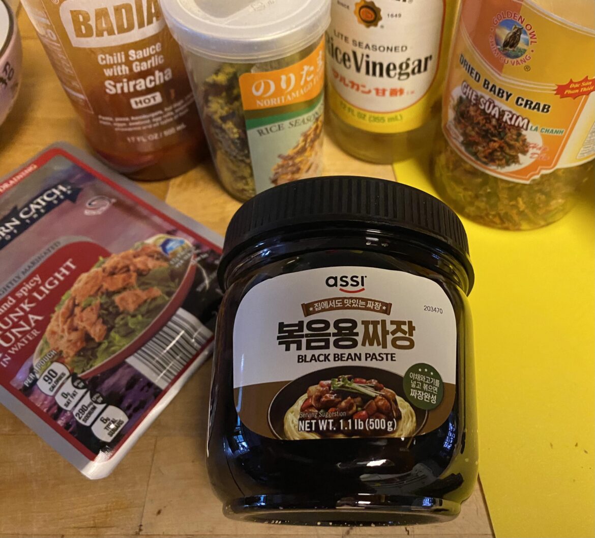 What pairs well with black bean paste?